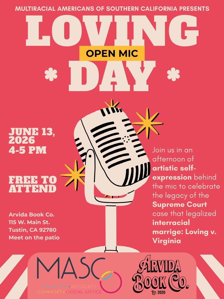 Flyer: Loving Day Open Mic
